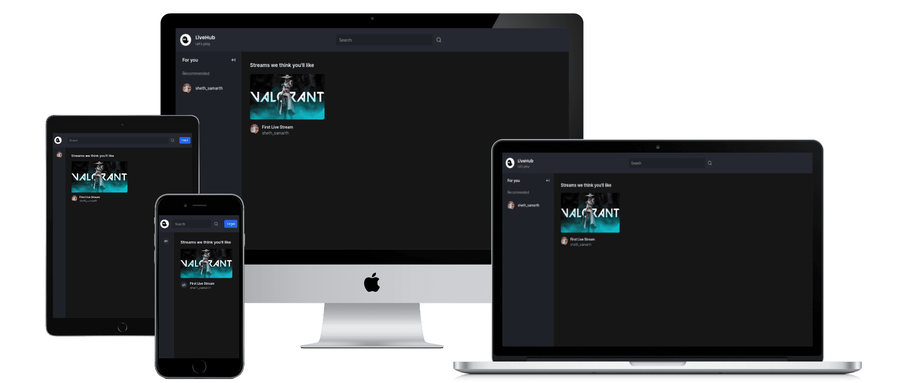 LiveHub (Twitch Clone)