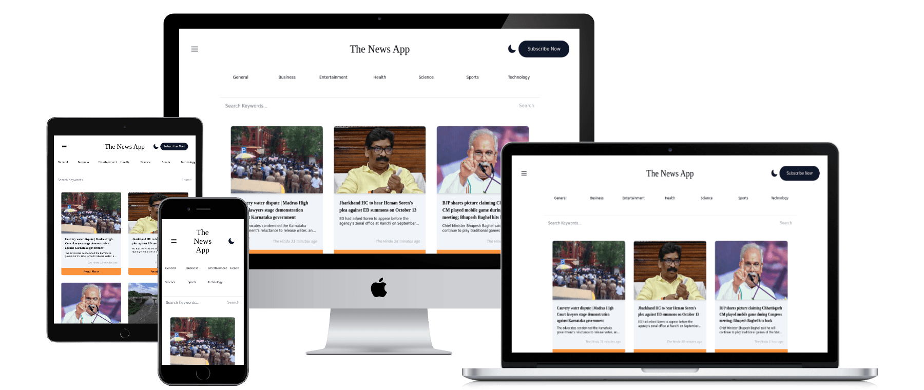 Real Time News App